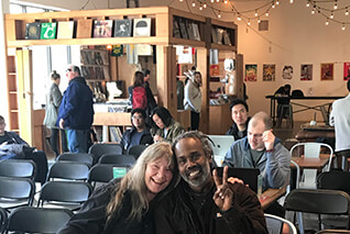 Lloyd and Mary at the Gathering Space Photo by DJ Atticus